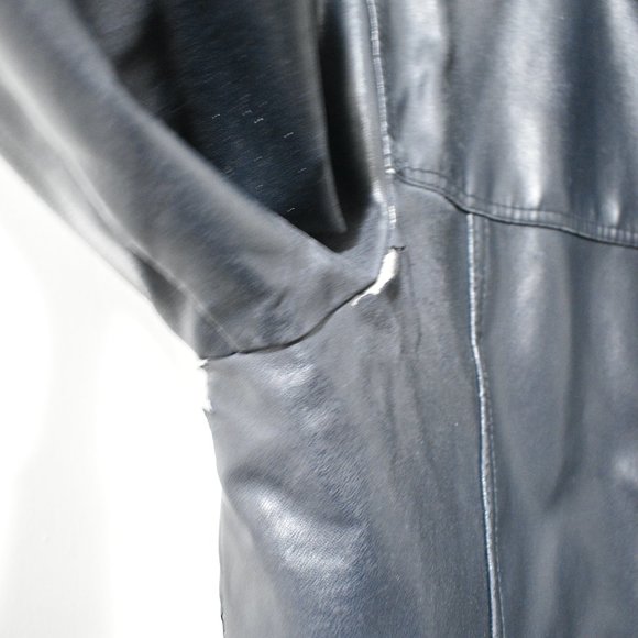 Armani Emporior Faux Leather Jacker - Picture 3 of 6